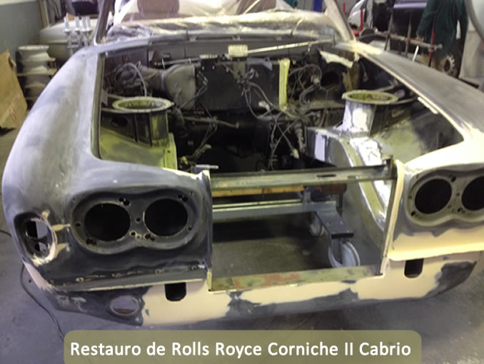 Restauro de Rolls Royce Corniche II Cabrio