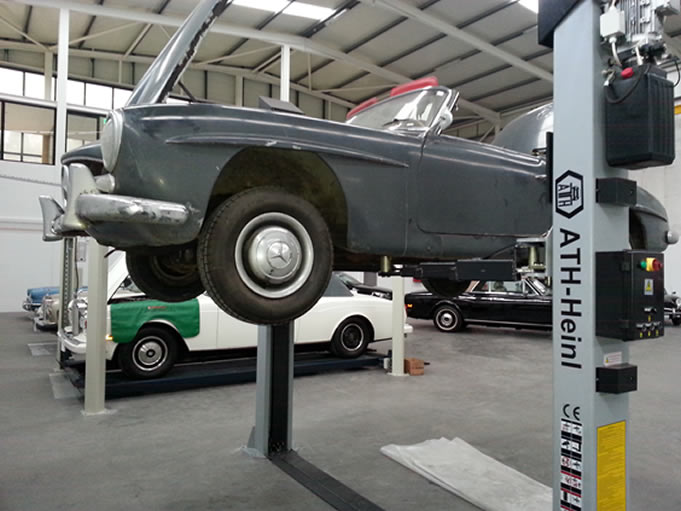 Restauro de um Mercedes Benz 190 SL Coupé de 1958
