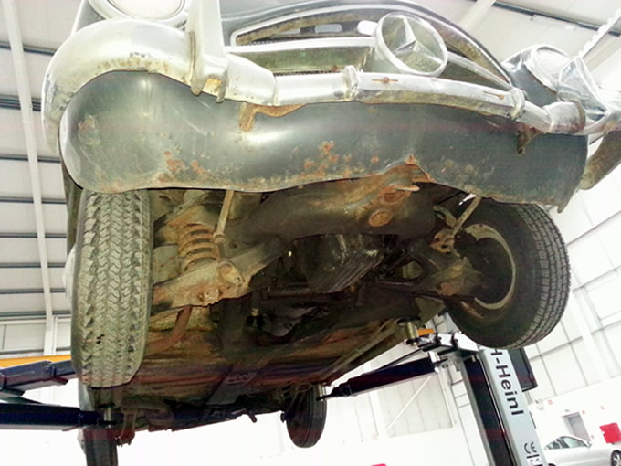 Restauro de um Mercedes Benz 190 SL Coupé de 1958