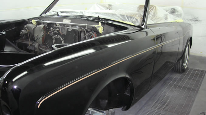 The side already painted. The side already painted.